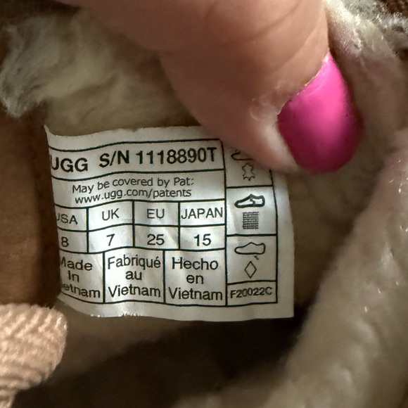 UGG Kids Classic Brown Boots - Picture 6 of 8